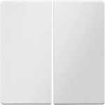 Berker 16236089 Wippe für Wippschalter 2-fach Serie Q.x polarweiß, samt 
