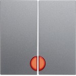 Berker 16271404 Wippen beleuchtet, B.7, alu 