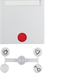 Berker 16288989 Wippe m 5 Ls u Beschriftungsf S.1/B.x pw 