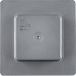 Berker 1849 Schutzhaube für SCHUKO und Schalter grau 