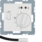 Berker 20341909 Fußbodentemp m Z-St ReKno u 2 Ln B.1 pw 