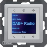 Berker 29846084 Radio DAB+, Q.x alu 