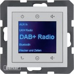 Berker 30841404 Radio DAB+, Bt., B.x alu 