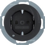 Berker 41092045 Steckdose SCHUKO m LED-OL erh.BS R.Cl sw 