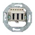 Berker 450009 TAE-Anschlussdose 3 x 6NFN Modueins. pw 