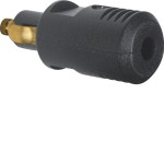 Berker 4637 KFZ-Stecker, ITG, 12V, schwarz matt 