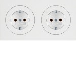 Berker 47202089 Steckdosen-Kom SCHUKO 2f m Ra R.3 pw 