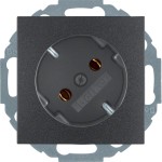 Berker 47271606 Steckdose SCHUKO 45° S.1/B.x anthrazit 