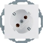 Berker 47278989 Steckdose SCHUKO 45° S.1/B.x pw glän 