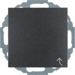 Berker 47441606 UP Steckdose mit Klappdeckel und erhöhtem BS S.1/B.3/B.7 anthrazit, matt 