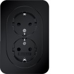 Berker 47592045 D-Steckdose SCHUKO ADP erh.BS R.1 schw g 