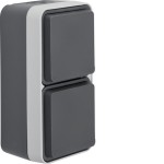 Berker 47703555 Steckd. SCHUKO 2f senk KD erh.BS W.1 gr 