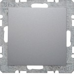 Berker 6710091404 Blindverschluss m Z.stück B.7 alu matt 