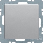 Berker 6710096084 Blindverschluss m Z.stück Q.x alu 