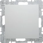 Berker 6710098989 Blindverschluss mit Zentralstück Serie S.1/B.3/B.7 polarweiß, glänzend 
