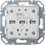 Berker 80141180 KNX Tastsensor-Modul 1-fach mit integriertem Busankoppler KNX S.1/B.x 