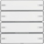 Berker 80144321 KNX Tastsens. 4f. UP, KNX-Q.x, alu 