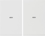 Berker 80960379 Abdeckung 2f. Tastsen.-Modul K.x pw 