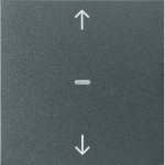 Berker 80961285 Abdeck. Tast.-M. 1f. Pfeil S.1/B.x anth 