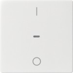 Berker 80962229 Abdeck. Tast.-M. 1f. I/O Q.x pw 