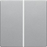 Berker 85142124 Taste 2fach Q.x alu samt lackiert 