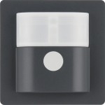 Berker 85341126 Unterputz Bewegungsmelder 1,1 m Serie Q.x anthrazit, samt 