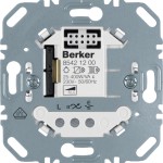 Berker 85421200 Universal Tastdimmer Komfort 1fach (R, L, C, LED), Dimmer für Lichtsteuerung 