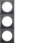 Berker 918192515 Rahmen 3f Integro Flow anthrazit matt 