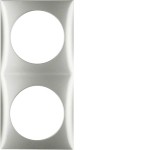 Berker 918262558 Rahmen 2fach Integro Flow chrom matt la 