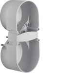 Berker 9191501 Berührungsschutzdose 2fach ITG Eins grau 