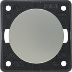 Berker 936562568 Wechselschalter, ITG Flow/Pure, chr. mt. 