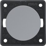 Berker 936712507 Taster, Schl., ITG Flow/Pure, grau gl. 