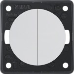 Berker 936752509 S.tast., 2S, gem.Eing.kl., Flow/Pure, pw 