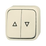 Busch-Jaeger 2601/4 AP Jalousieschalter/-taster 1-polig Wippschalter 2CKA001042A0688 