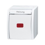 Busch-Jaeger 2CKA001085A1623 Wippkontrollschalter/Heizungsschalter Ausschaltung, 2-polig 