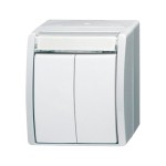 Busch-Jaeger 2CKA001484A0379 Doppeltaster/Serientaster 2 Schließer, 1-polig (Arbeitsstrom) 