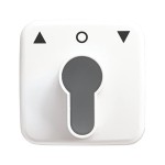 Busch-Jaeger 2CKA001710A1415 Zentralscheibe mit Aufdruck Symbol Pfeile und 0 für Jalousie, 