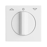 Busch-Jaeger 2CKA001710A1811 Zentralscheibe mit Aufdruck Symbol Pfeile und 0 für Jalousie, Drehknopf 