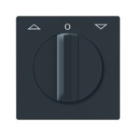 Busch-Jaeger 2CKA001710A1886 Zentralscheibe mit Aufdruck Symbol Pfeile und 0 für Jalousie, Drehknopf 