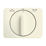 Busch-Jaeger 1740 DR-22G Zentralscheibe mit Drehgriff mit Aufdruck elfenbeinweiß 2CKA001710A2330 