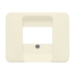Busch-Jaeger 1766-22G Zentralscheibe für Kommunikations-Anschlussdosen elfenbeinweiß 2CKA001710A2496 