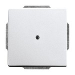 Busch-Jaeger 2CKA001710A3664 Zentralscheibe für Blindabdeckung 1-fach mit Tragring alusilber - Plattform 63 