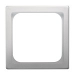 Busch-Jaeger 2CKA001710A3768 Zwischenring 50x50 mm Telekommunikationseinsätze edelstahl - pur edelstahl 