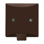 Busch-Jaeger 2CKA001710A3797 Zentralscheibe mit Tragring für Leitungsauslass braun - Allwetter 44® (IP44) 