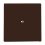Busch-Jaeger 2CKA001710A3799 Zentralscheibe mit Tragring für Blindabdeckung braun - Allwetter 44® (IP44) 