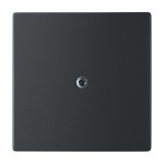 Busch-Jaeger 2CKA001710A3896 Zentralscheibe Telefonverbindersteckdosen (Vdo) schwarz matt - Plattform 63 