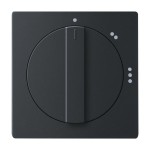 Busch-Jaeger 2CKA001710A3914 Zentralscheibe mit Drehgriff, mit Aufdruck Symbol 1-2-3 für Stufenschalter, 