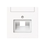 Busch-Jaeger 2CKA001710A4220 Zentralscheibe mit Beschriftungsfeld Kommunikations-Steckverbinder 1-fach 