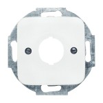 Busch-Jaeger 2CKA001724A1150 Zentralscheibe mit Tragring Befehlsgeräte 1-fach alpinweiß - Reflex SI 