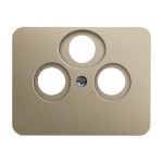 Busch-Jaeger 1743-03-260 Zentralscheibe als Abdeckung für handelsübliche Antennendosen palladium 2CKA001724A2792 